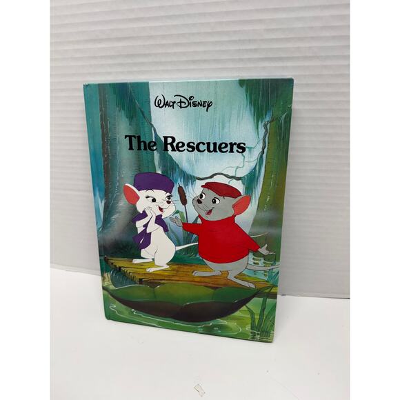 Vintage Walt Disney's The Rescuers Storybook 1989 Hardcover - Picture 2 of 5